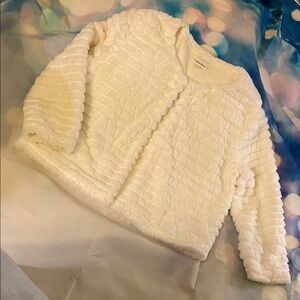 Calvin Klein,  Soft, Snow White, jacket, size Large.